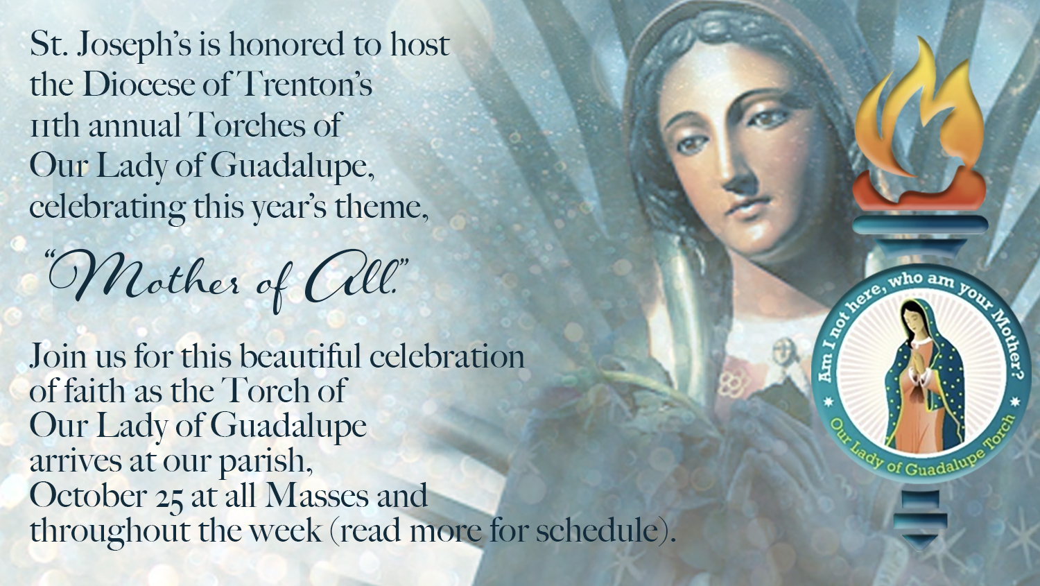Join Us for the Torch of Our Lady of Guadalupe