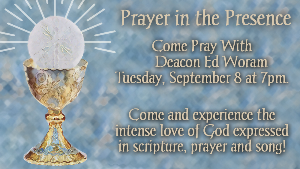Prayer in the Presence ~ September 2026