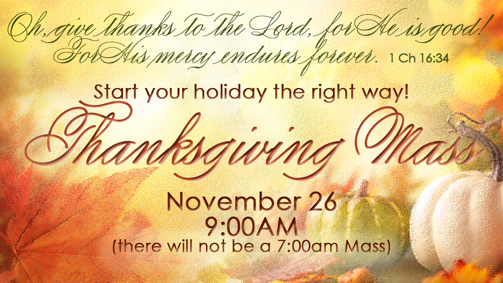 Thanksgiving 2026