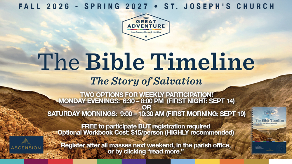 The Bible TImeline ~ The Story of Salvation