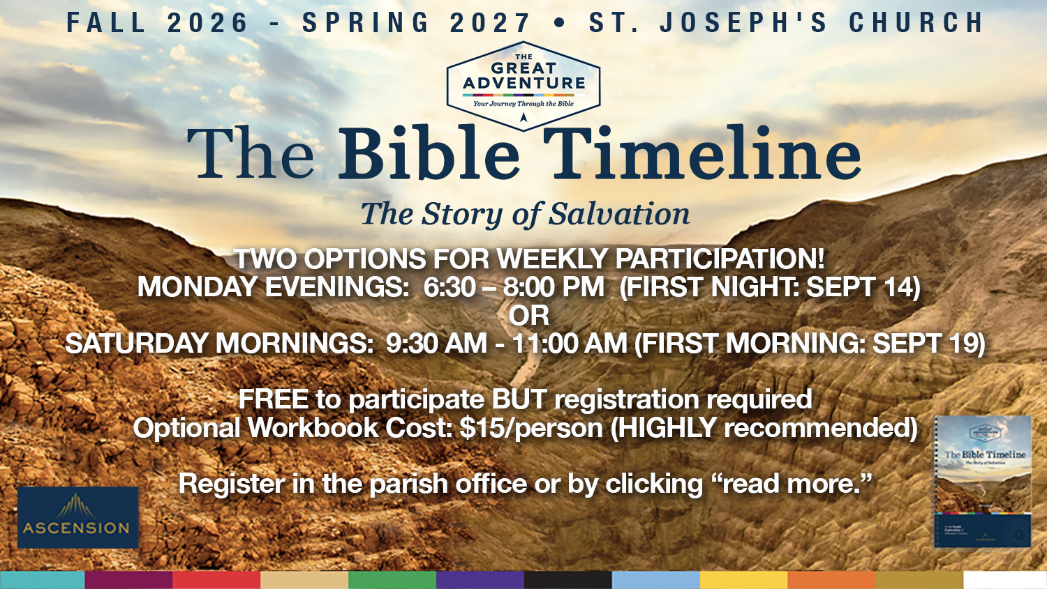 The Bible Timeline ~ The Story of Salvation